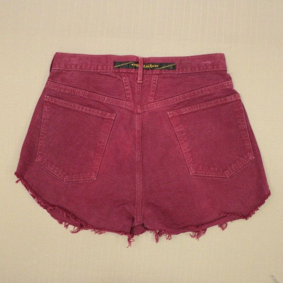 Vintage Girbaud High Waist Cut Off Denim Shorts - Picture 2 of 9